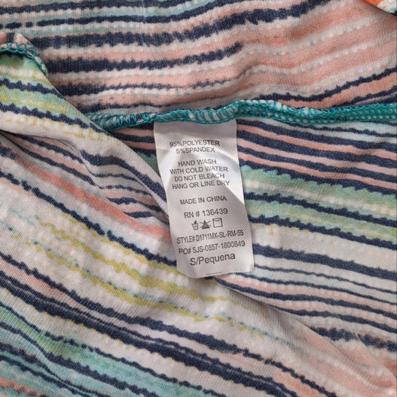 {SJS} Striped Colorful Midi Dress - Picture 3 of 4